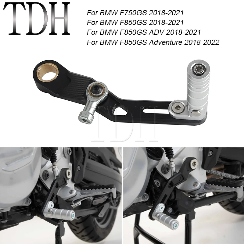 

Алюминиевый складной рычаг переключения передач, Регулируемый рычаг переключения передач для BMW F750GS F850GS 2018-2021, запасные части, рычаг переключения передач F750 GS F850 GS