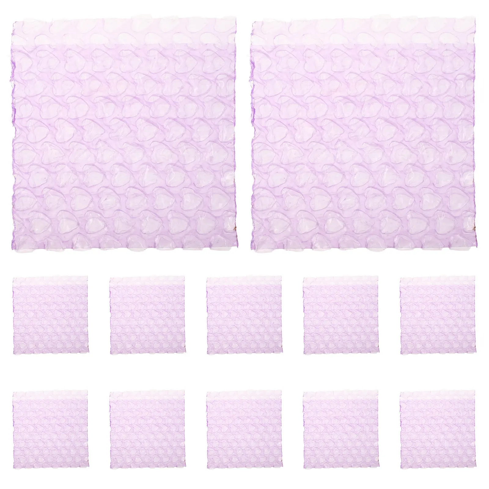 

50Pcs Heart Bubble Mailers Thickened Shockproof Bubble Packing Pouches for Glassware Cosmetics Electronics Cushioning Mailing