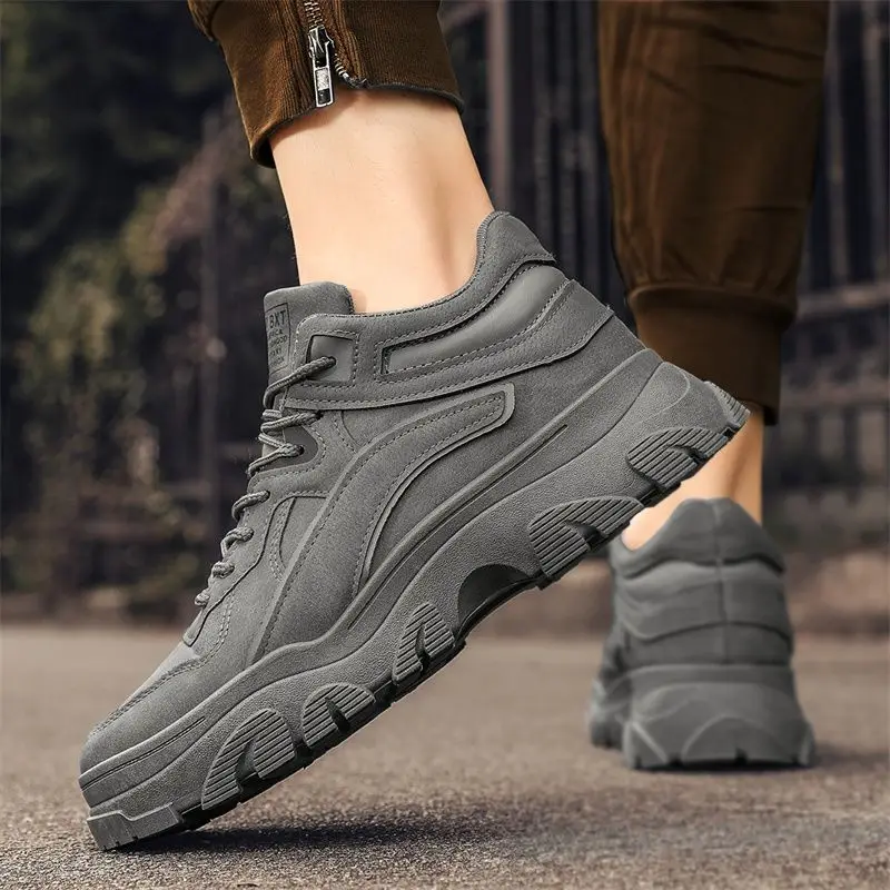 

Men's Winter Trendy Built in Heel Lift Sneakers Casual Fashion Height Increasing Shoes for Men
