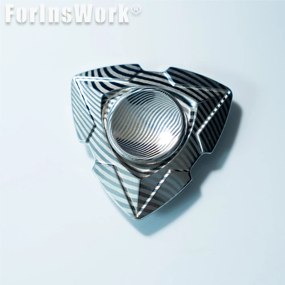 Element EDC Crystal Titanium Pulsar Spinner Fidget Spinner Stress Toys Fidget Toys Antistress For Adults Metal Fidget Toys