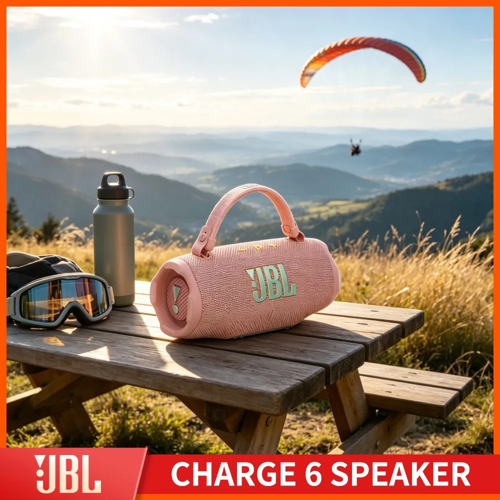 Highland Hut Pure Bass JBL CHARGE6 Bluetooth Speaker RGB Handsfree IP67 Waterproof Dual Driver TF Card Wireless Stereo Audio