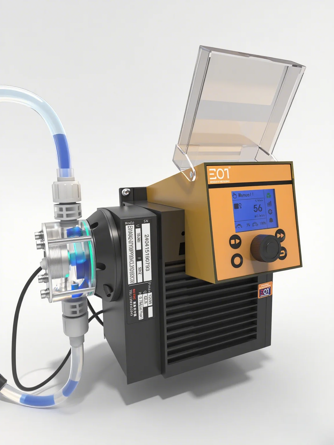 

New Arrival OEM 4-20mA Acid Chlorine Dosing Pump High Accuracy -resistant Metering Pump for Water Treatment 42L/H