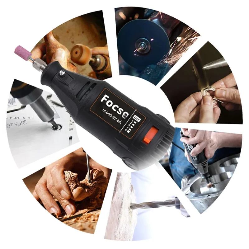 180W Power Electric Mini Drill Engraver Rotary Tool Polishing Grinder Variable Speed Dremel Engraving Pen with Accessories