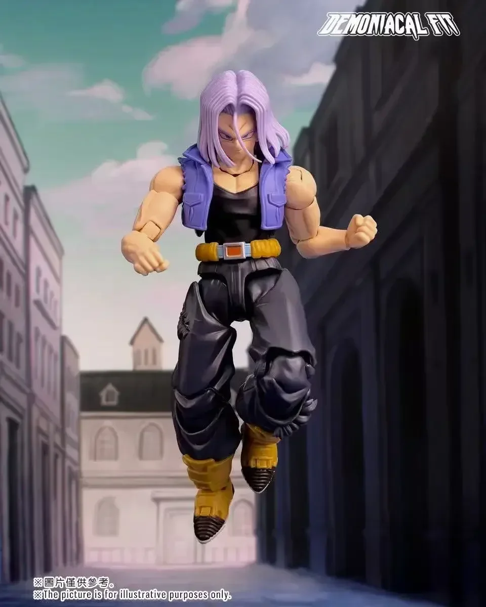Dragon Ball Z Demonische Fit Trunks De jongen uit de toekomstige zoon Action Figure Trunks Modelcollectie Speelgoedcadeau op voorraad