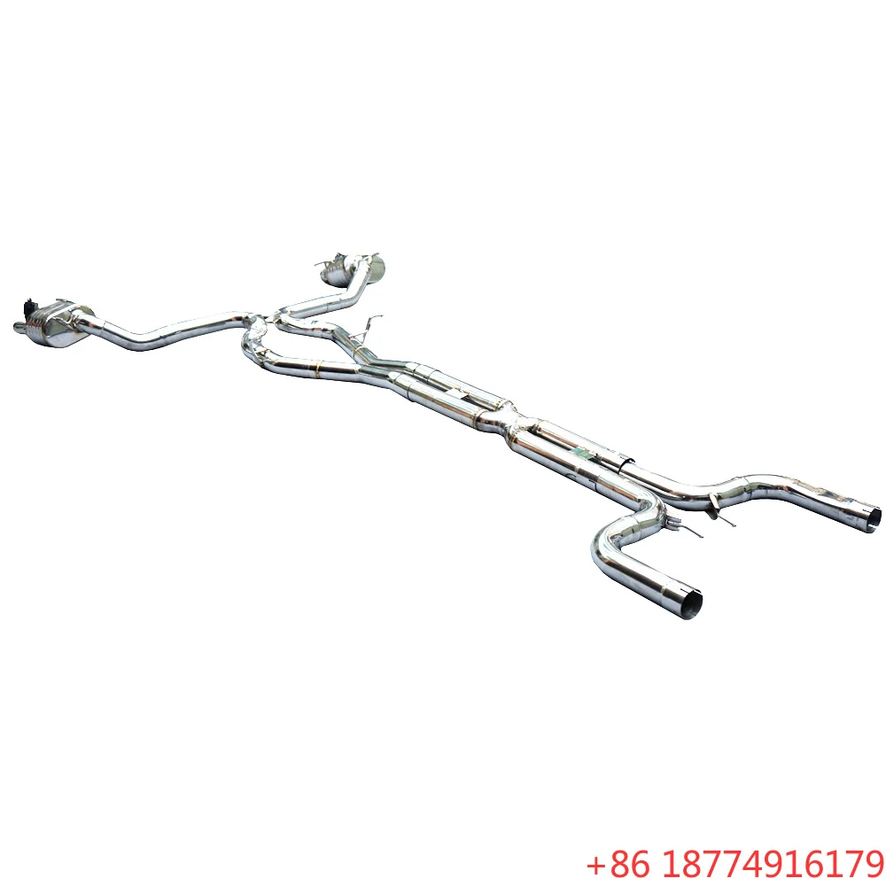 

OEM High Performance Catback Exhaust Pipes for Levante 3.0T 3.8T Valvetronic Muffler Ss304 MM