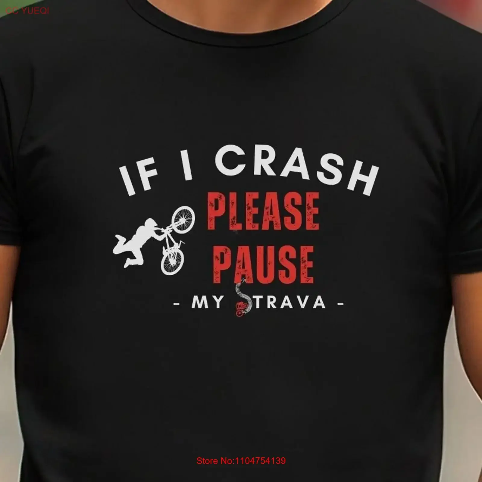 Mountain bikers T Shirt If I crash please pause my app singletrack emountain e bike gift biker geek top vintage Washed Casual