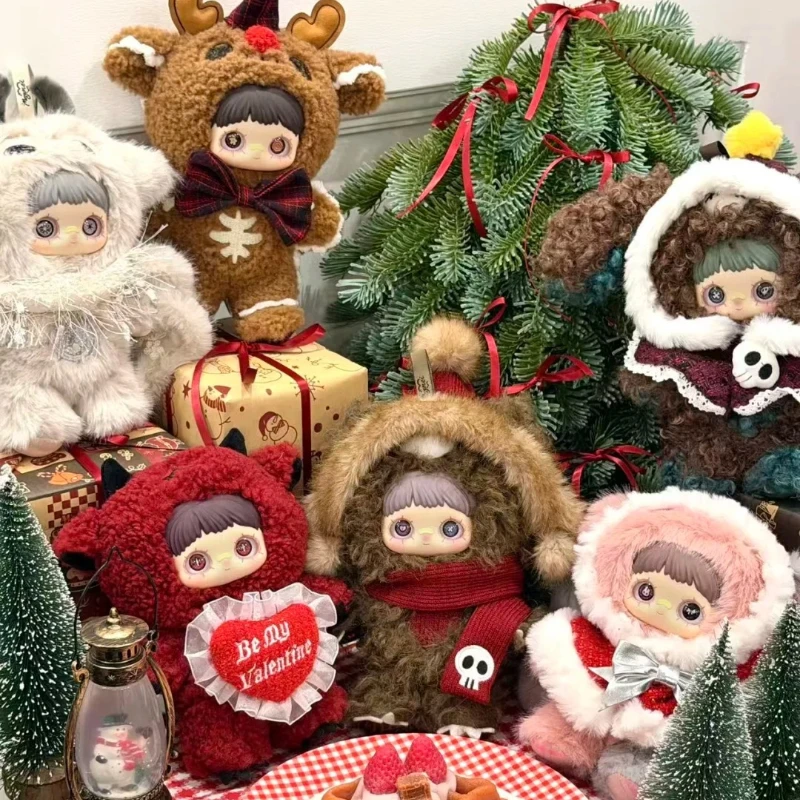 

MayMei Winter Weirdness Blind Box Cute Doll Plush Doll Bag Pendant Christmas Gift