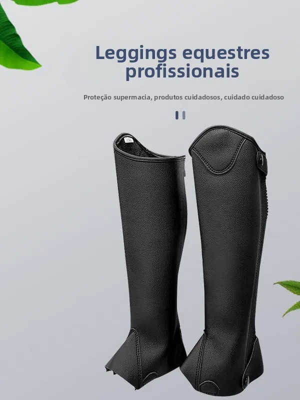 comfortable-riding-leg-protection-pads-youth-teenage-equipment-durable-wear-resistant-knee-elbow-pads-equestrian