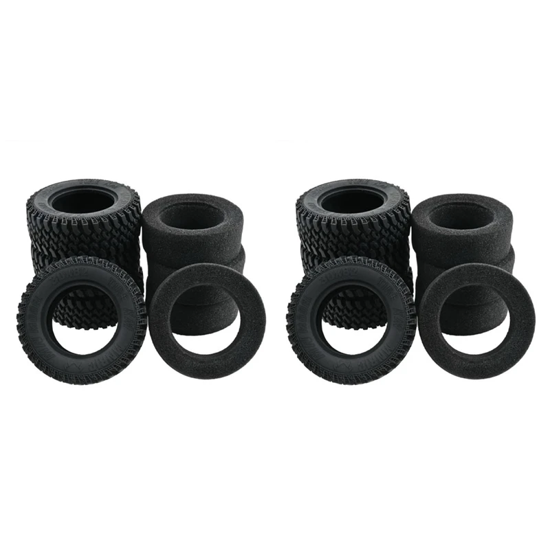 

Резиновые Колесные шины для MN86S, MN86KS, MN86, MN86K, MN, G500, 8 шт., покрышки с поролоном 1/12, детали для обновления радиоуправляемых автомобилей