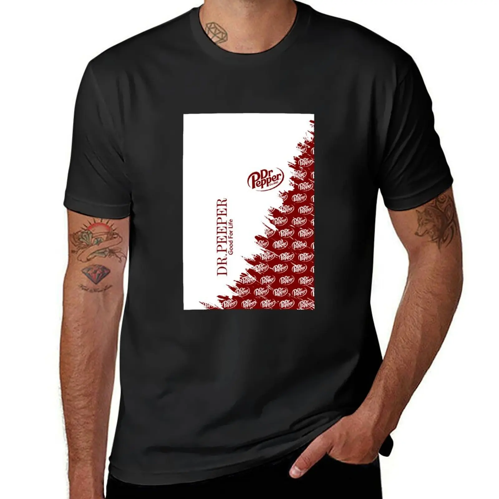 Dr Pepper Retro de Dr Pepper en 3D T-Shirt Short sleeve tee sweat plus size tops customs design your own t shirts for men pack