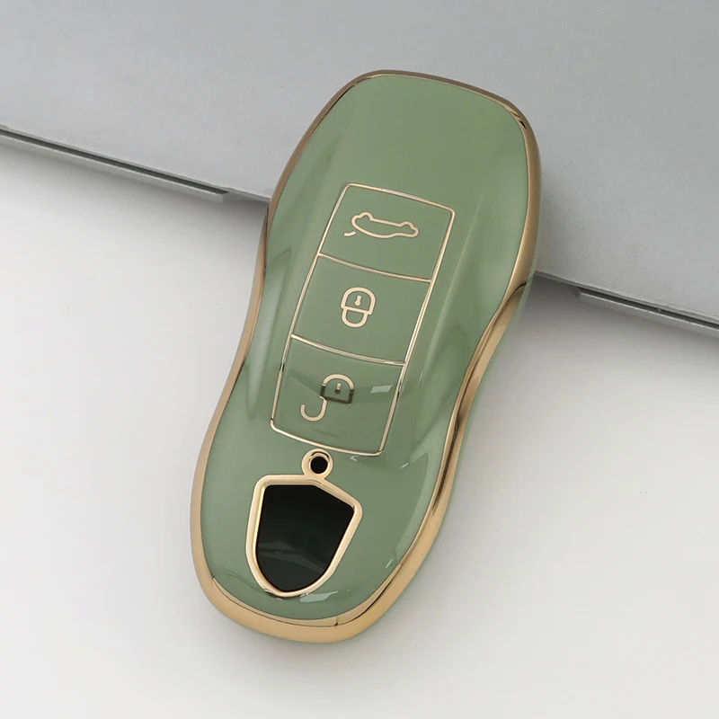 TPU Remote Car Key Case Replace Cover for Porsche Cayenne 718 MACAN Panamera 911 Macan Boxster Cayman Accessories