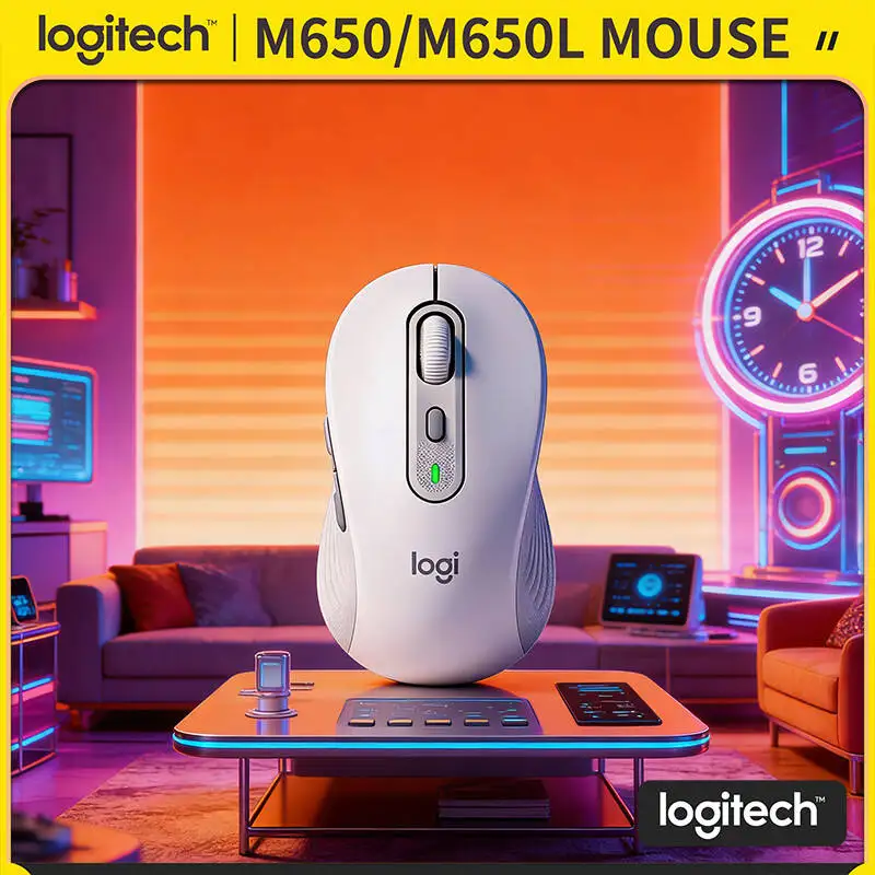 

Эргономичная мышь Logitech M650/M650L — регулируемая на 400-4000 DPI, компоненты из переработанного пластика, 5 программируемых кнопок, 24 месяца автономной работы