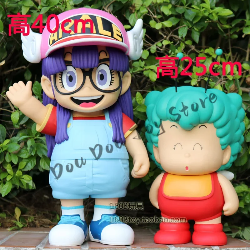 Original Akira Toriyama Alarai Large Ornament Iq Doctor Aviator Kawaii Anime Peripheral Doll Figurine Model Living Room Kid Gift