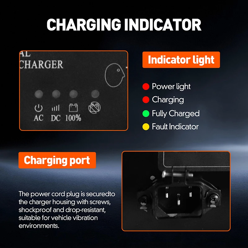24V 25A Signet Battery Charger HB500-24 105739 for JLG Genie Skyjack MEC Scissor Lifts