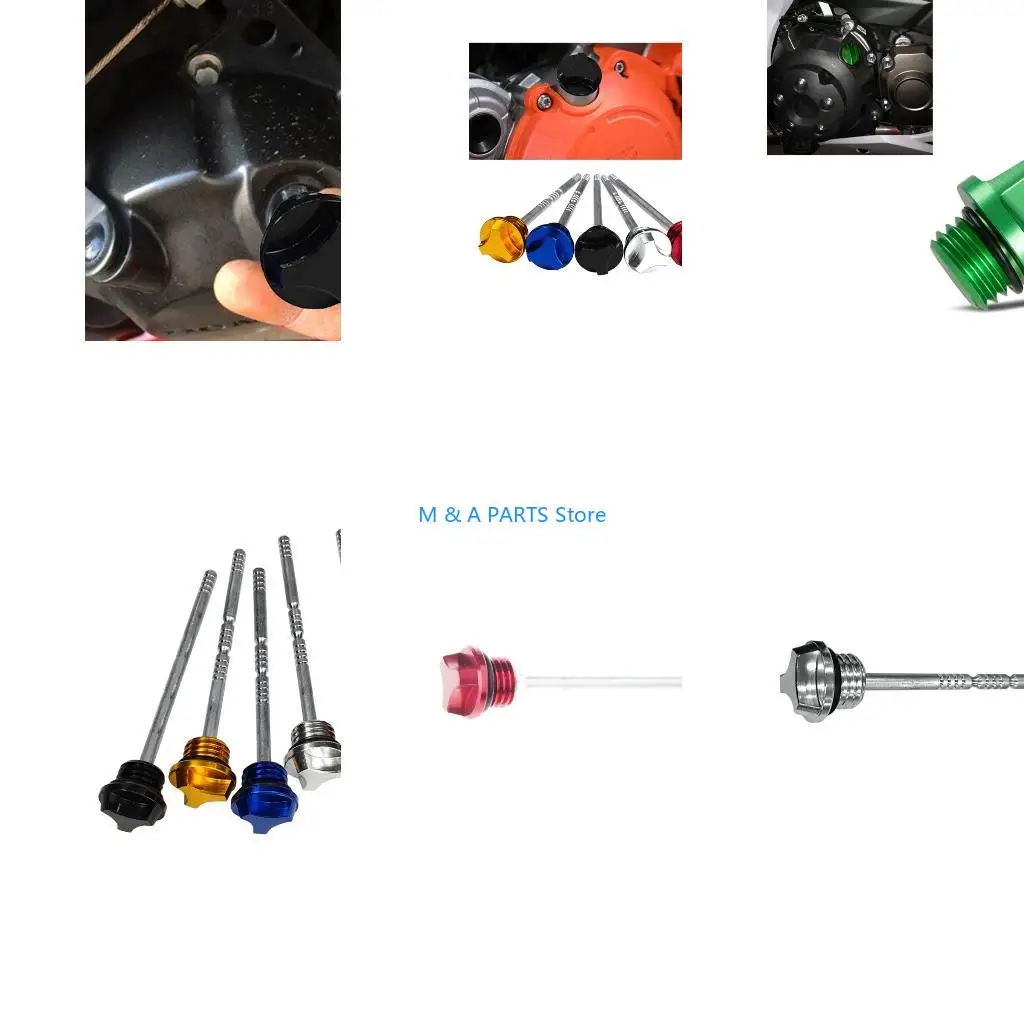 U1JF Motorcycle Oil Dipstick High Visibility for Precisions Engine Oil Level Checking