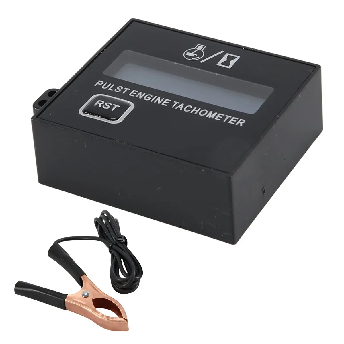 Y65A Digital Chainsaw Tachometer Small Engine Tachometer Digital Display Pulse Speedometer Motorcycle Electronic Tachometer