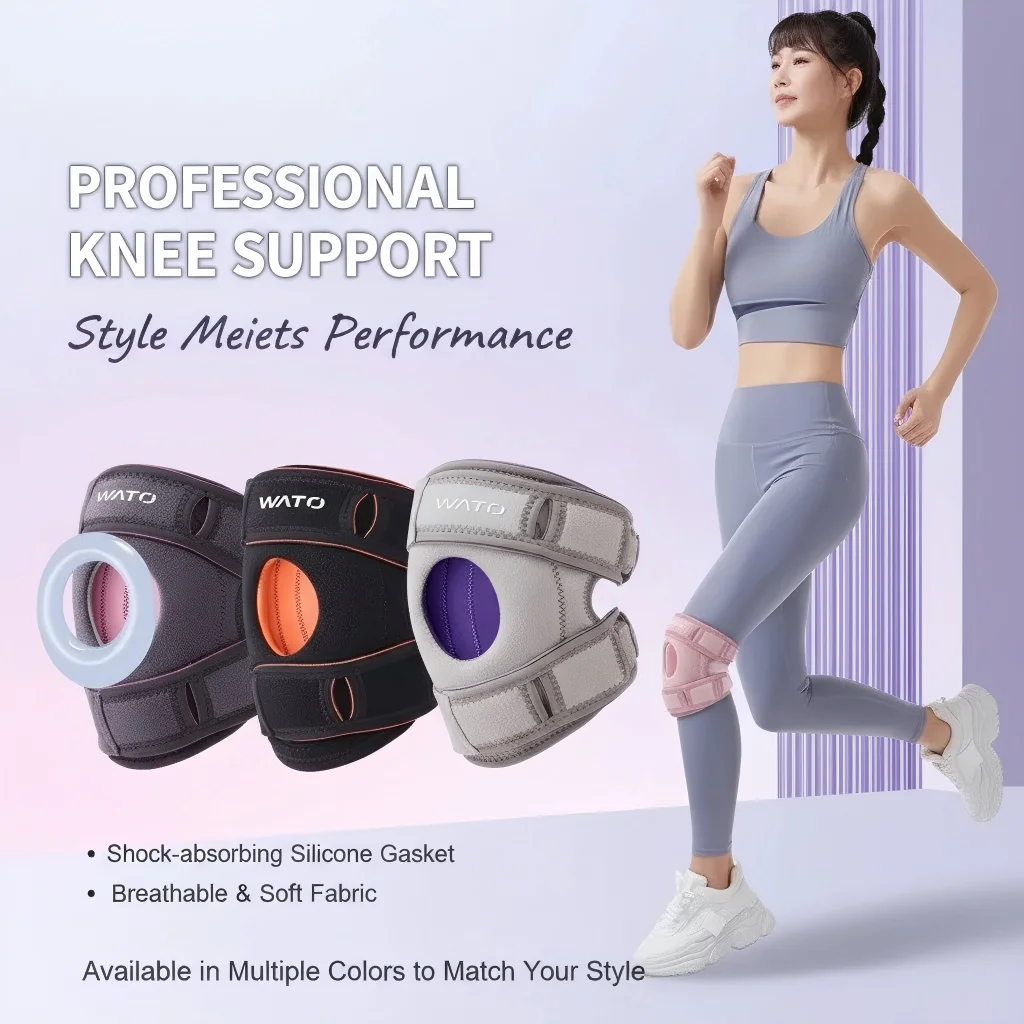 

Knee Braces for Knee Pain Relief Compression Knee Sleeves with Patella Gel Pad Side Stabilizers Knee Support for Meniscus Tear