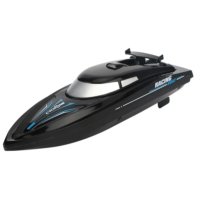 Barco RC de 2,4 Ghz, lancha rápida con Control remoto, juguete para niños, barco de carreras de alta velocidad, baterías recargables para regalo de niños