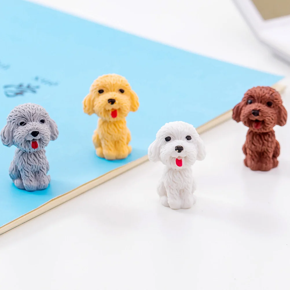 

20pcs Student School Rubber Cartoon Puppy Students Dog Animal Eraser Erasing Stationery Students Eraser Stationery
