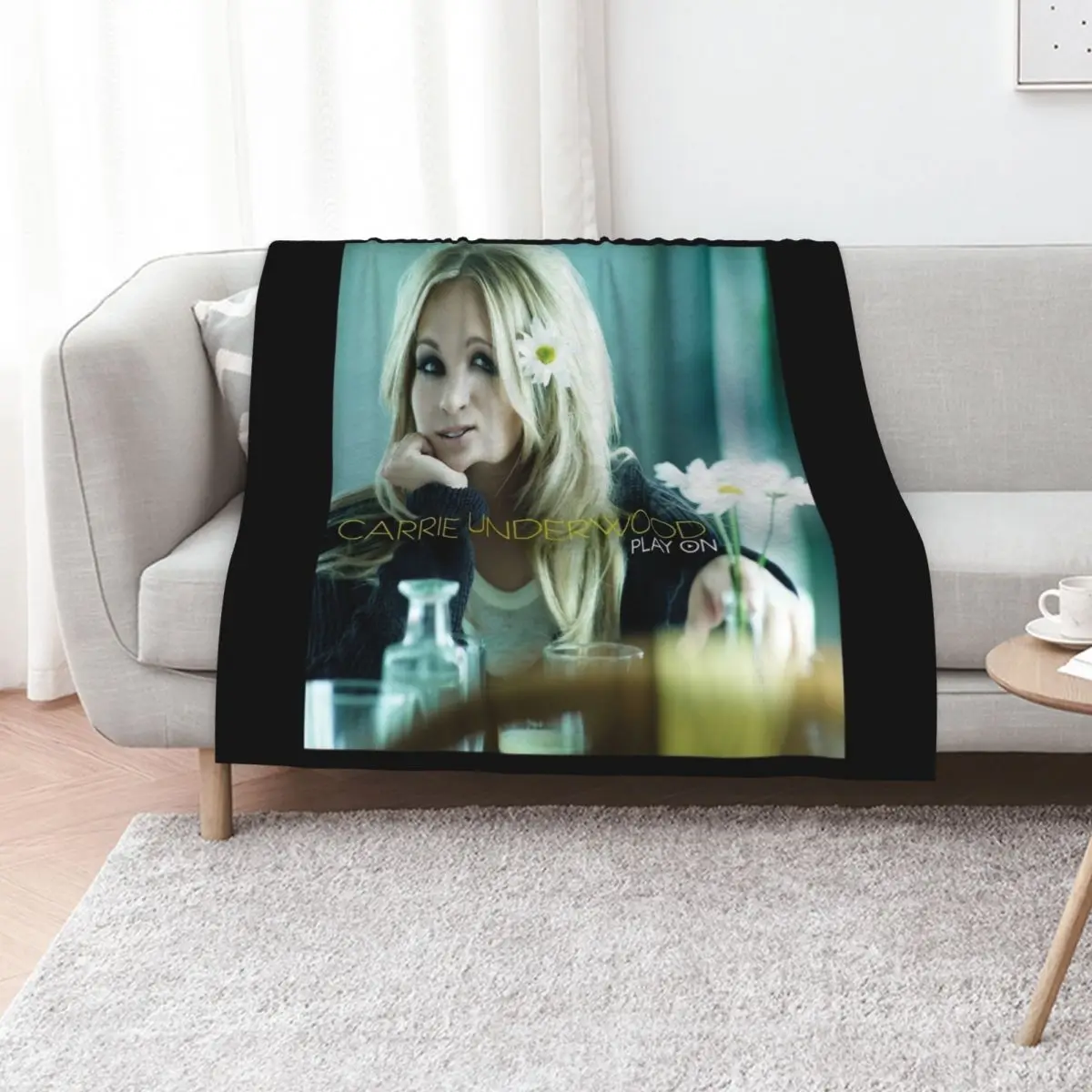 Carrie Underwood play on Throw Blanket Softest Luxury Brand Decorative Beds Giant Sofa Bed Camping Blankets