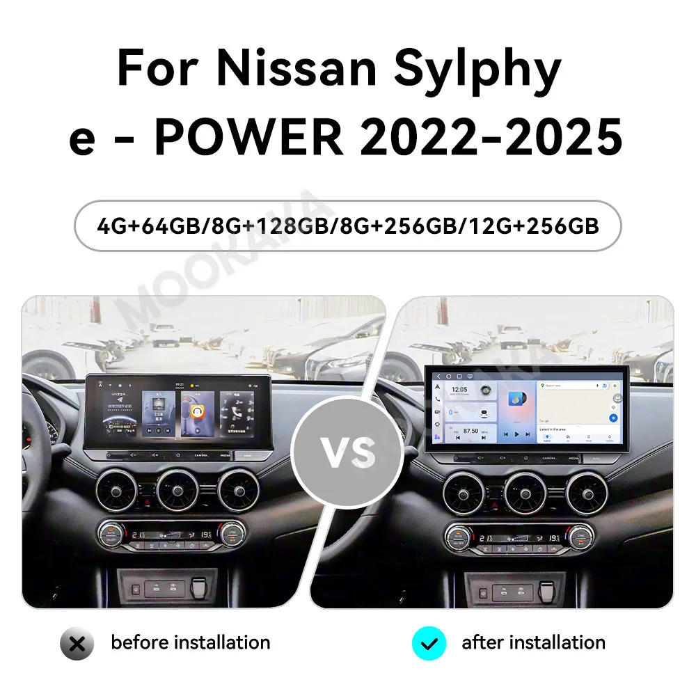 Android 15 Radio 15.8 INCH For Nissan Sylphy e-POWER 2022+ Carplay Multimedia Player Navigation Car Stereo Receiver Head Unit