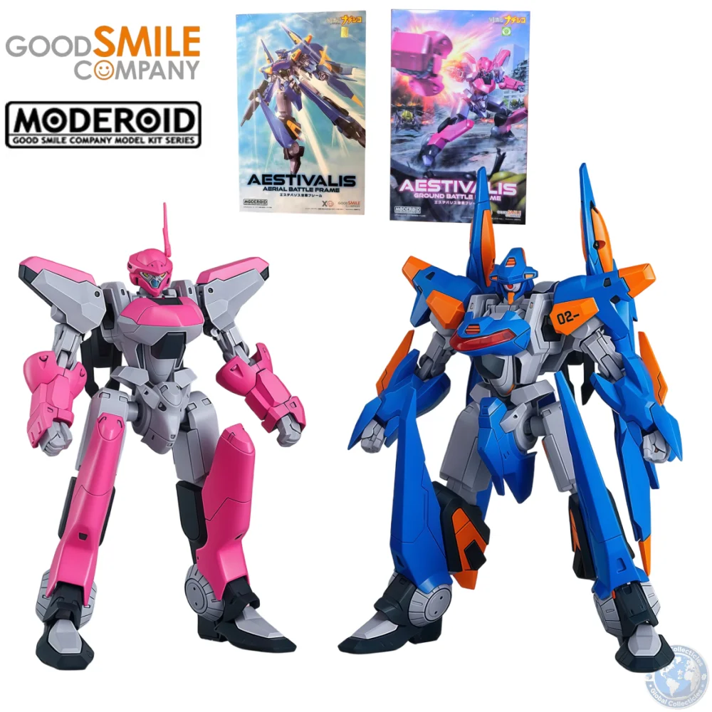 

Официальный лицензионный пластиковый конструктор GSC MODEROID Series AESTIVALIS -AERIAL/GROUND BATTLE FRAME- для сборки, аниме, сборка по принципу Snap Fit, 14+