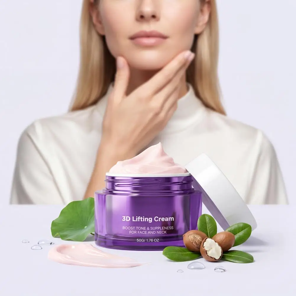 3D Lifting Cream 50g Face & Neck Dual-use Cream, Lightweight Easy Absorption, Deep Moisturizing Firming for Multiple Skin Types
