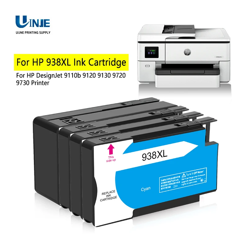 

Compatible For HP 938XL HP938 Ink Cartridge for Hp 938 Officejet Pro 9110b 9120 9130 9720 9730 Printer