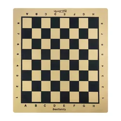 Tablero de ajedrez de piel sintética 46*50cm Checker 45*50mm plegable o Shogi tablero de juegos de ajedrez IB4