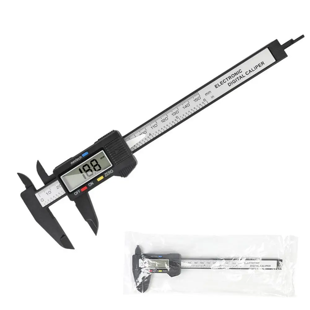 

1 шт. мини цифровой штангенциркуль 100 мм 150 мм ЖК-дисплей пластиковая линейка измерительный инструмент для студентов ювелирные изделия коллекционные предметы