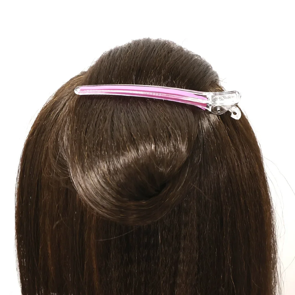 12Pcs Seamless Hair Clips, Sectioning Clips for Haircut Styling, Salon Barbershop Household Hairdressing Accessories