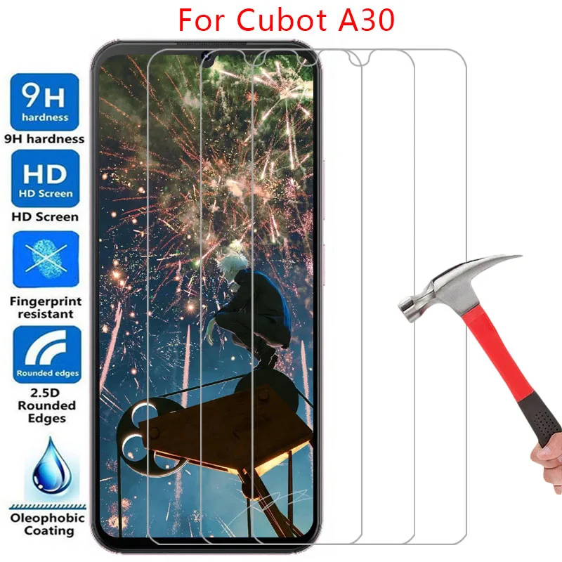 

screen protector for cubot a30 protective tempered glass on cubota30 a 30 30a 5g phone film glas 9h