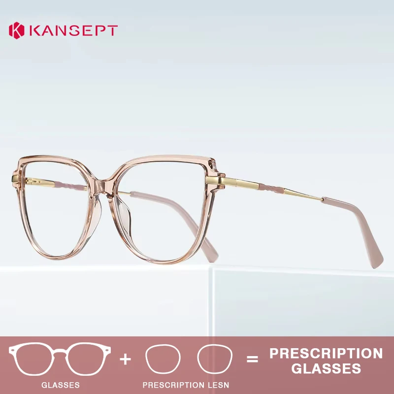 

KANSEPT Optical Lenses Frames Woman Graduated Glasses for Women Sunglasses Man Eyeglasses Women's Eyepieces Blue Light Glases