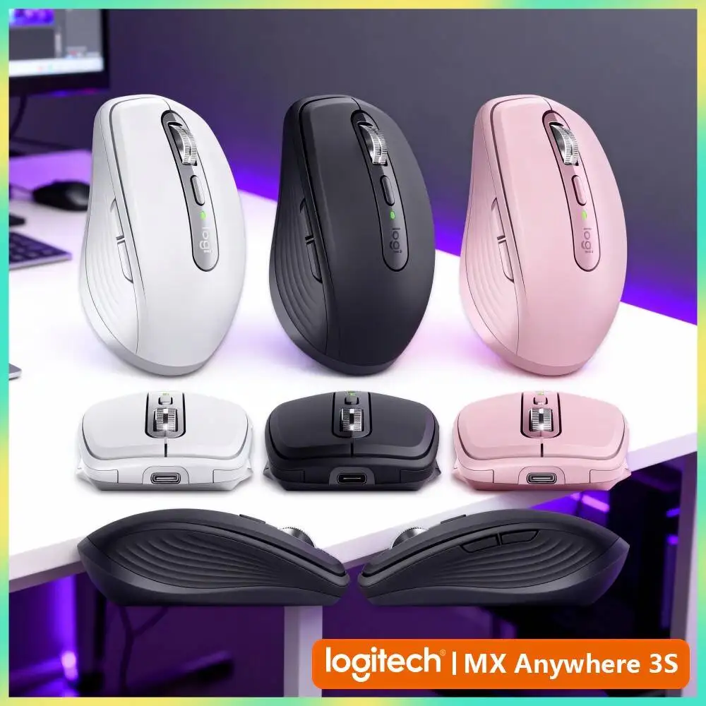 Creator MX Anywhere 3S - 8000 DPI, Precision Scroll, Silent Click, Perfect for Photography Brand Poster & Design Task