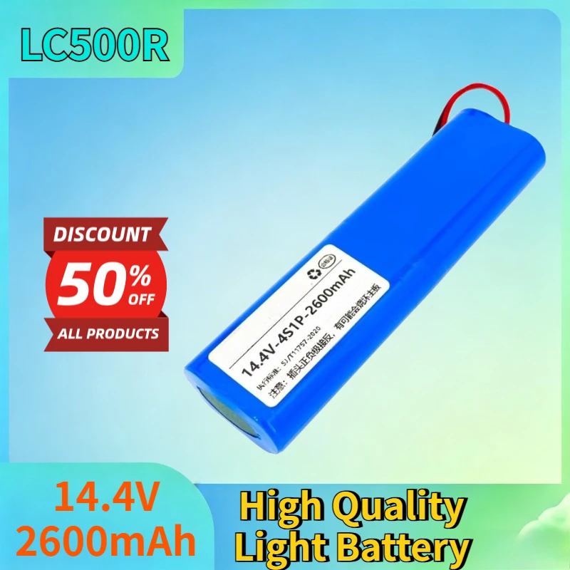 LC500R 14.4V 2600mAh Battery for Godox LC500 External Fill Light Supplement Light Stick LED Ice Lamp High Quality Light Battery