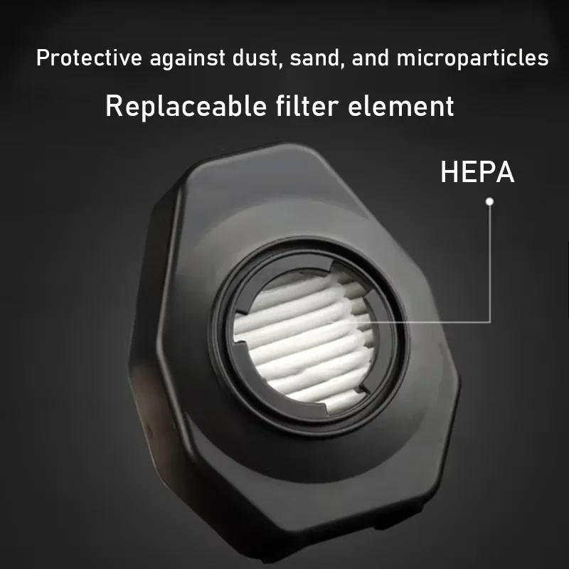 قناع نصف وجه للتنفس التكتيكي الخاص من SOTR مع قناع غبار احترافي بفلتر قابل للاستبدال لدعائم الألعاب القتالية #3