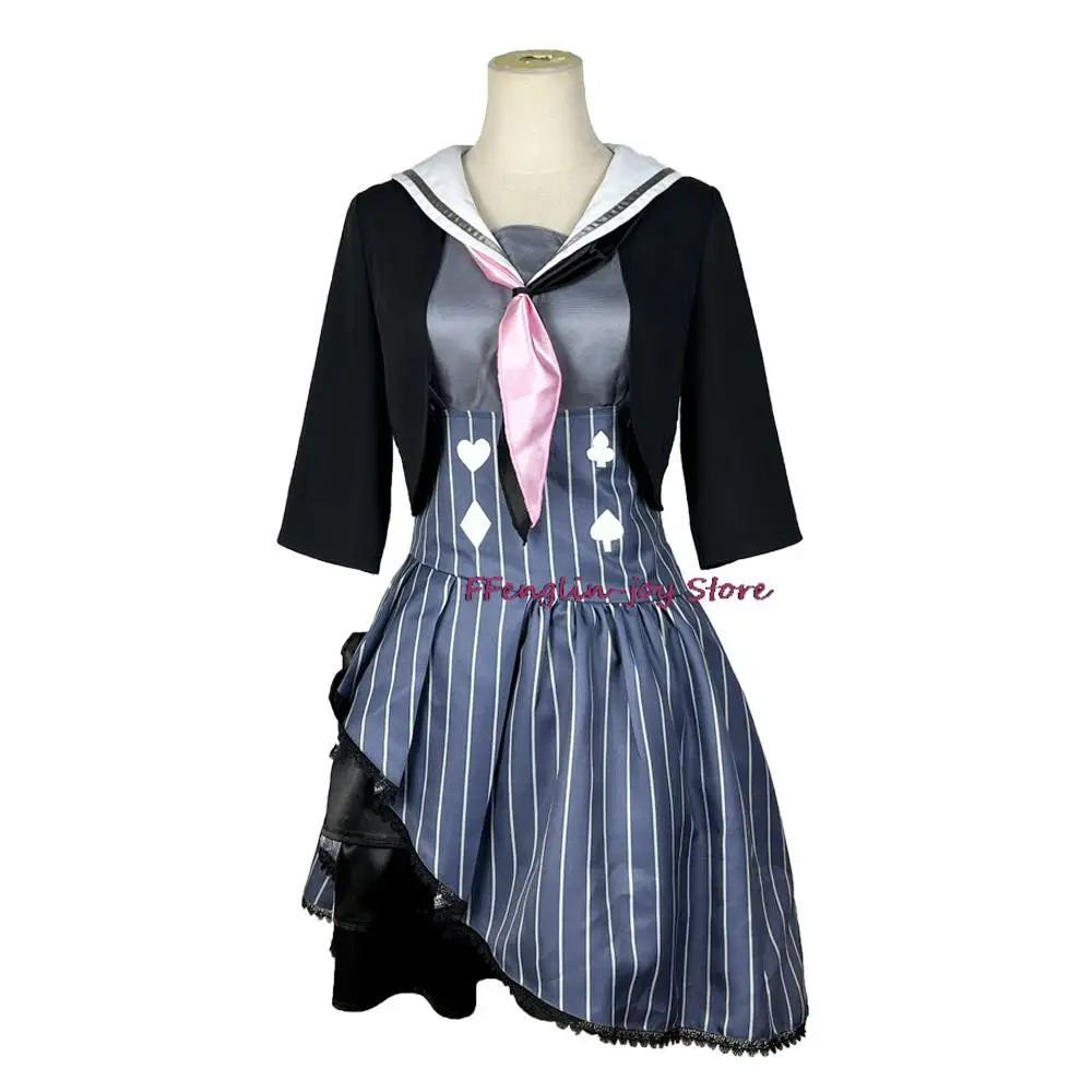 Projeto sekai colorido palco cosplay akiyama mizuki cosplay traje peruca lolita vestido halloween carnaval cosplay traje