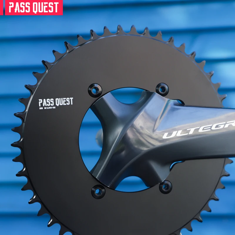 PASS QUEST Chainring 110 BCD Round for Shimano 105 R7000 R8000 R9100 36 40T 44T 46T 48T 50T 52T 54 56 58T Bike Chainwheel 110bcd