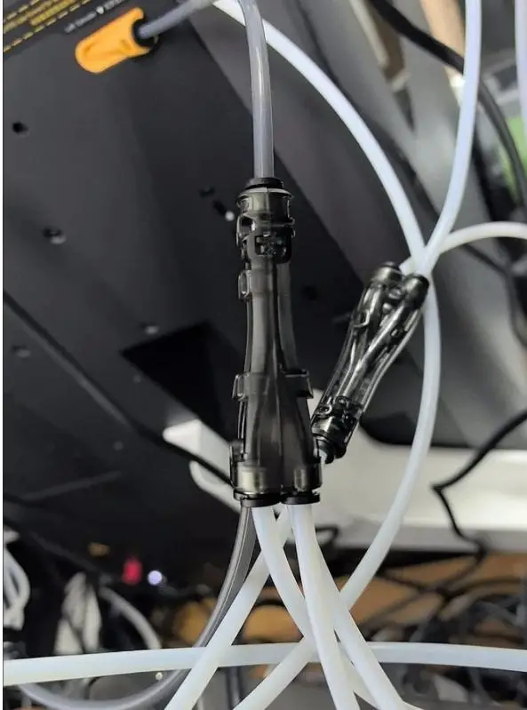 4 In 1 Adapter For A2L/H2C/H2D/H2S/P1S/P1P/X1C/A1/A1 MINI Connector 4 Feeder Modules Upgrade Bambulab Accessories