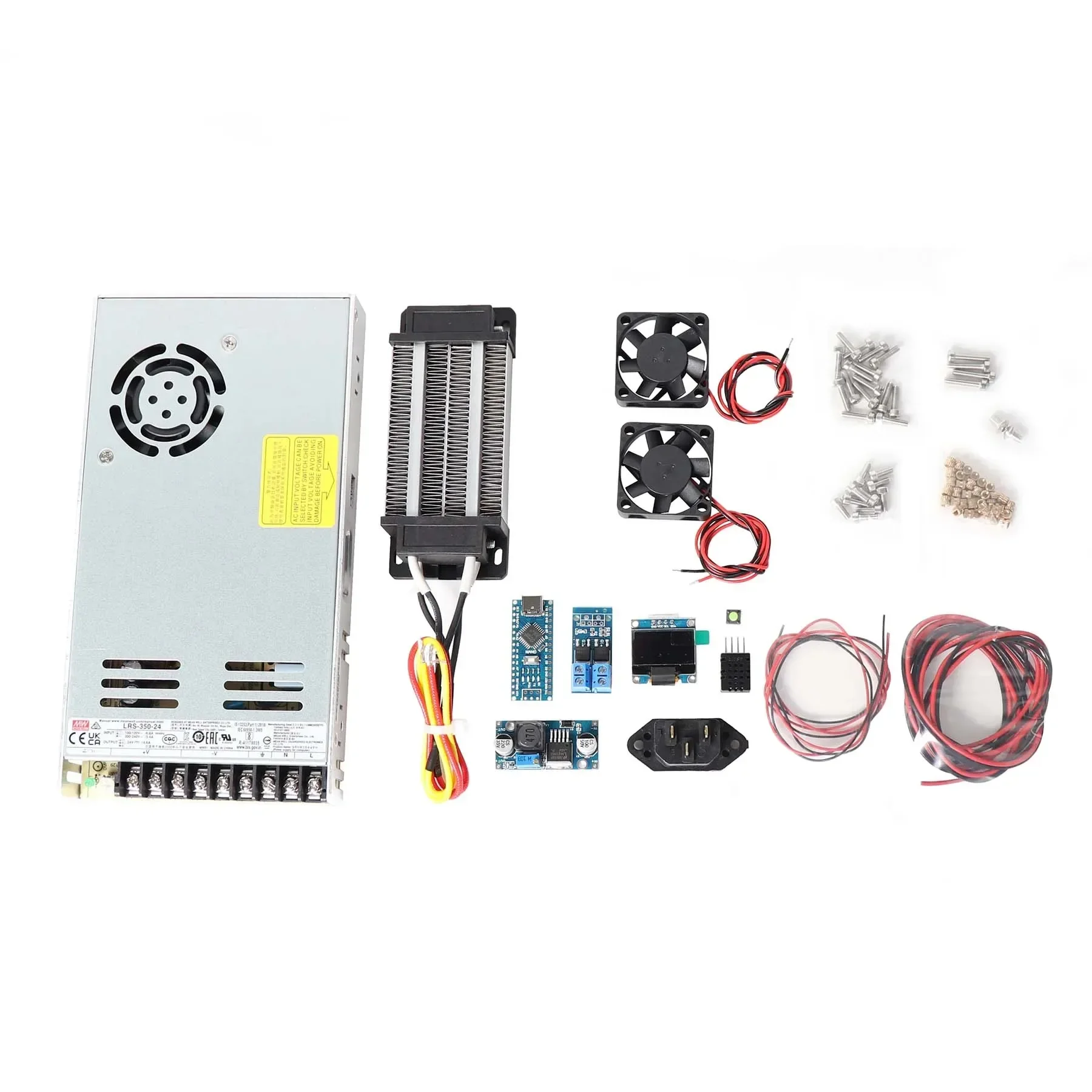 GRINDUAL Prusa Drybox Dehumidification Heating Add-on Kit Designed by Bram