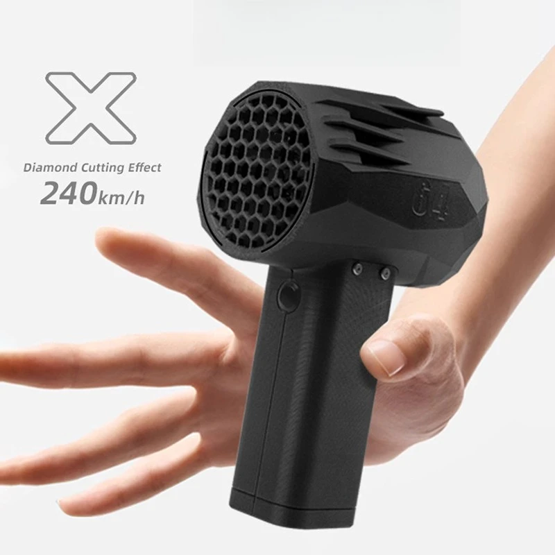 

Turbo Jet Blower Mini X64 Violent Turbo Fan 64mm High Speed Duct Fan Brushless Motor 20W Super Fast Charging Wind Speed 240km/h