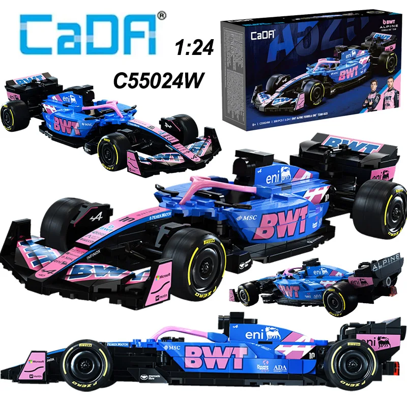 

Cada 2025 Alpine F1 A525 F1 Racing Car Number 43 Sports Car Building Blocks City Car Bricks Toys Holiday Gifts