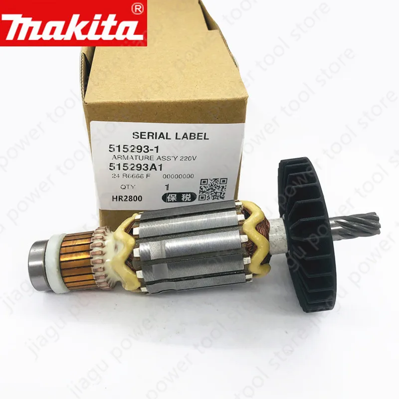 

Ротор ARMATURE 220В-240В 515293 -1 для Makita HR2800 HR2810 Аксессуары для электрической ударной дрели