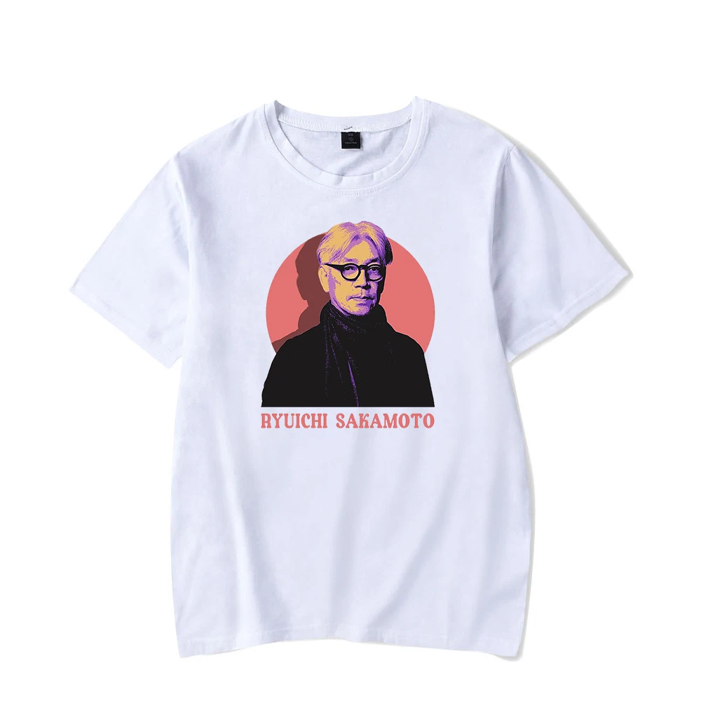 Rip Ryuichi Sakamoto T-shirt Crewneck T-shirt met korte mouwen Dames Heren T-shirt Rest in Peace-kleding