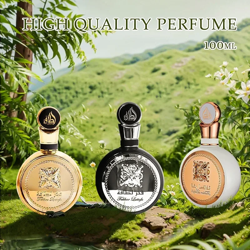 100ml Arabian Perfume for Men and Women Middle East Dubai Long lasting Fragrance Fresh Light Fragrances Enhances Charm Covering