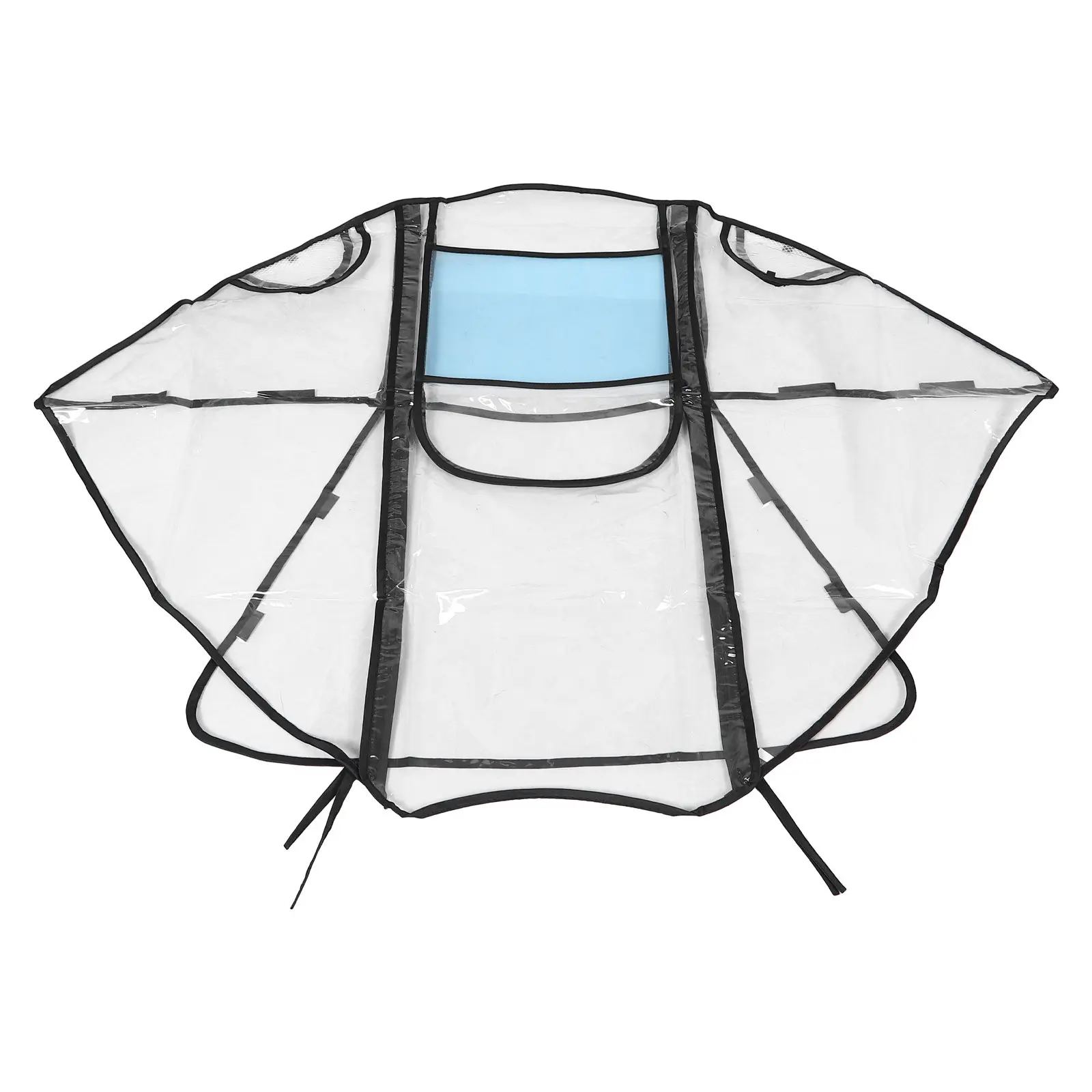 Clear Waterproof Stroller Rain Cover Windproof Transparent Baby Carriage Protection for Rainy Windy Days Universal Fit Pram
