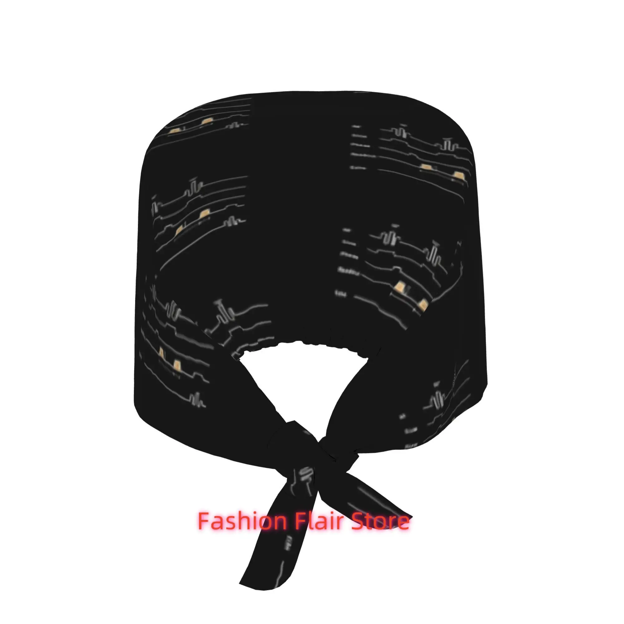 MRI Unisex Adjustable Lightweight Work Cap - MRI-Compatible Chef Hat for Chefs, Nurses, Engineers | Color-Coded for Professions,