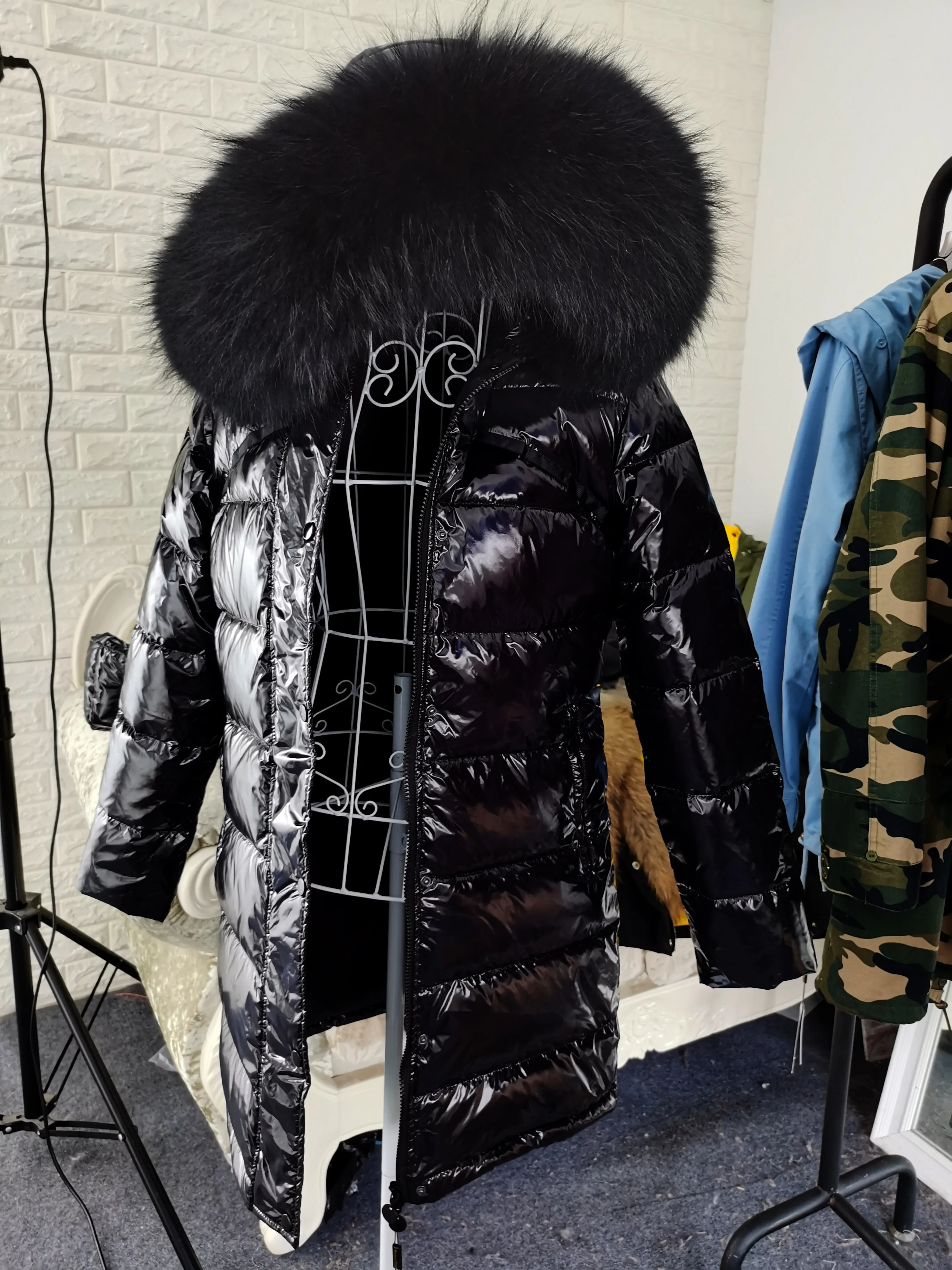 Maomaokong Winter waterproof Jacket Real White Duck