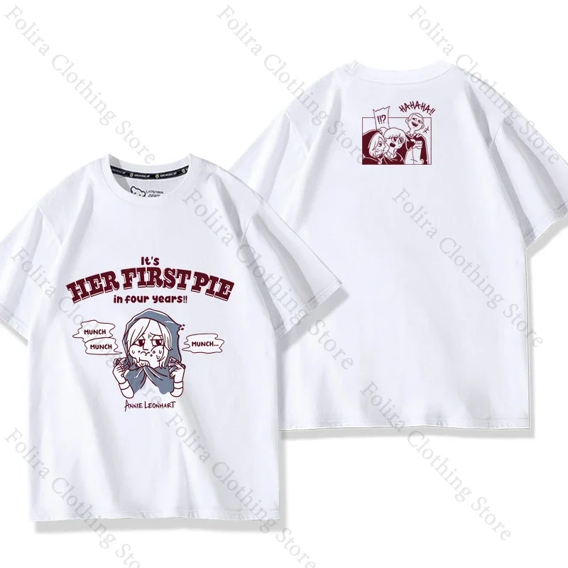 Anime Attack on Titan Series Print T-shirt Cotton Summer Tee Men Women's T-shirt Short Sleeve Tops Men's Clothing