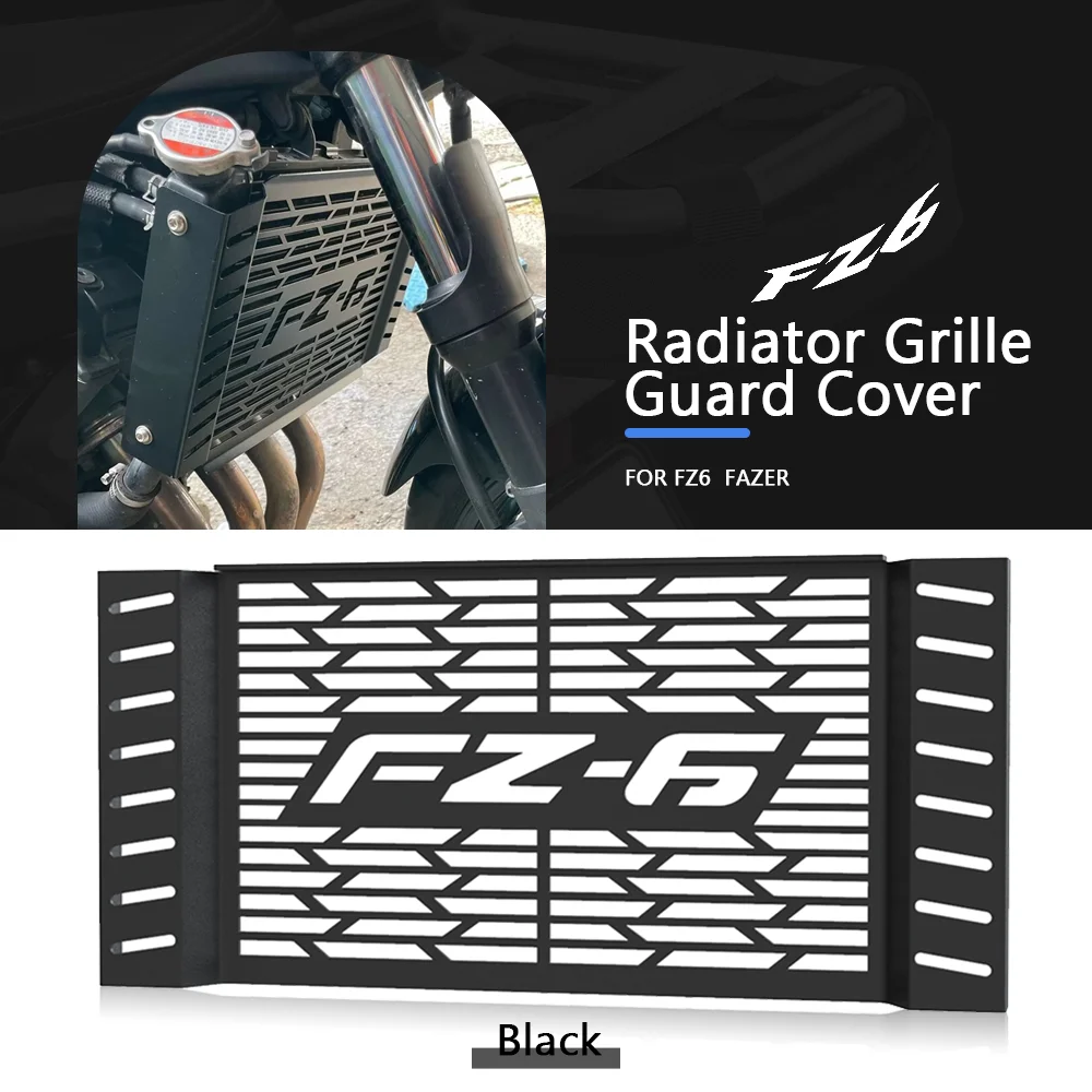

For Yamaha FZ6 FAZER FZ-6 Fazer 2004 2005-2010 Motorcycle Accessories Radiator Grille Grill Protection Guard Cover Protector